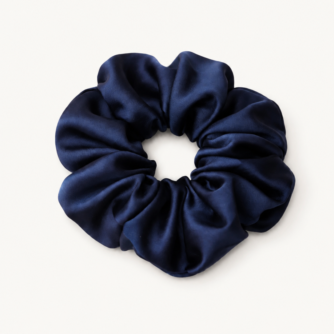 Saténová gumička SINOA navy blue